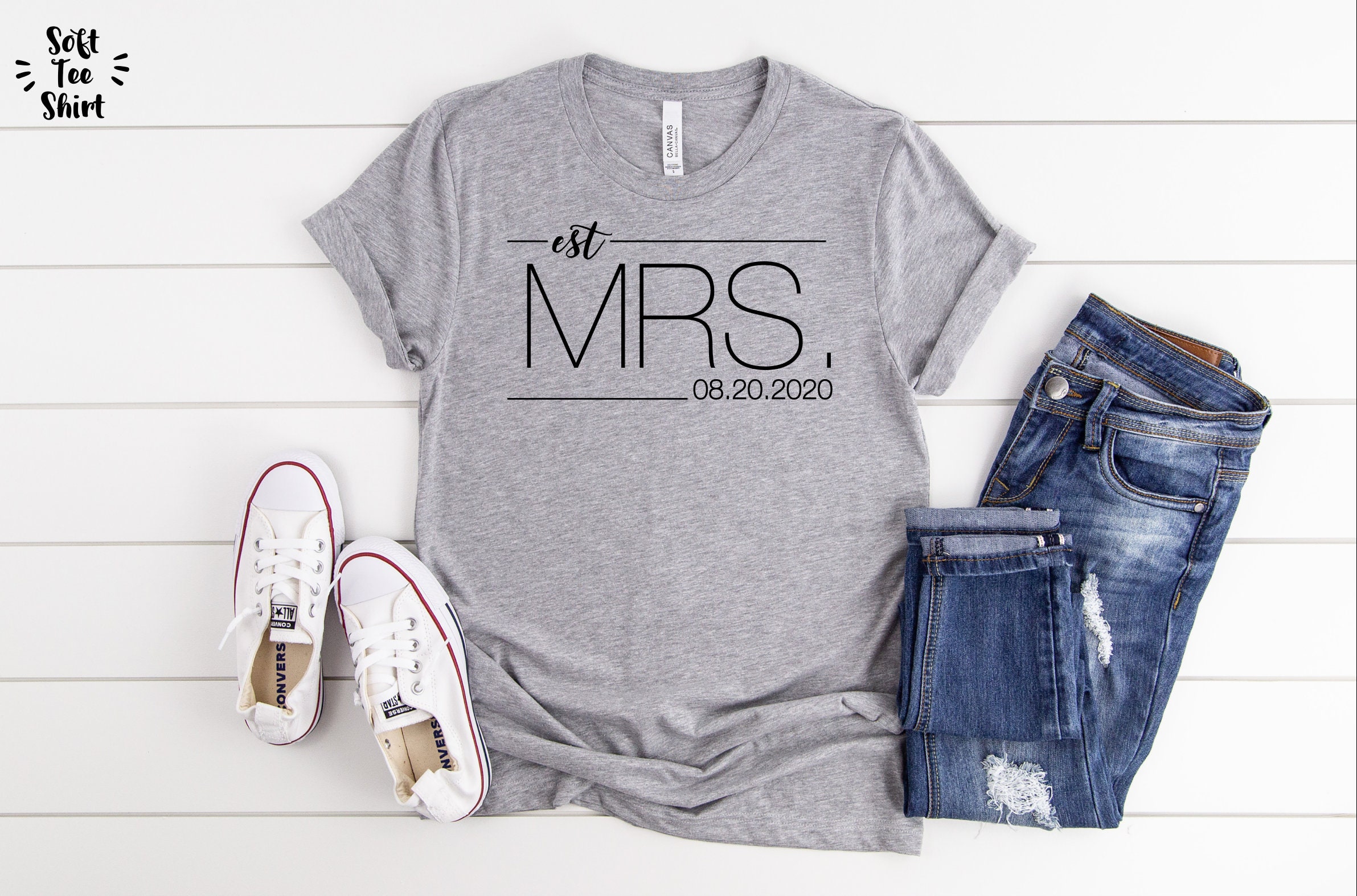 Mr and Mrs Shirts. Just Married Shirt. Honeymoon Shirt. - Etsy