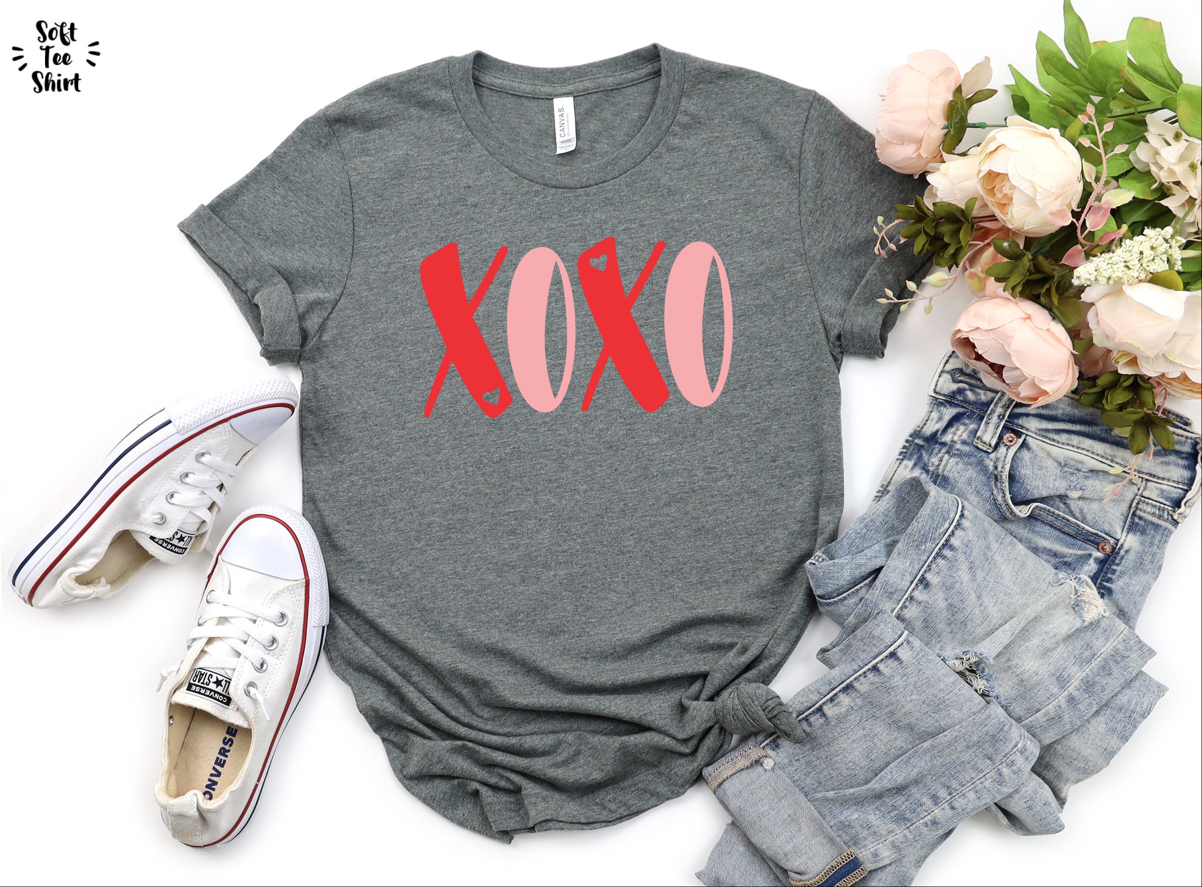 XOXO Shirt, Valentines Shirt, Valentines Day Shirt for Women, XOXO T ...