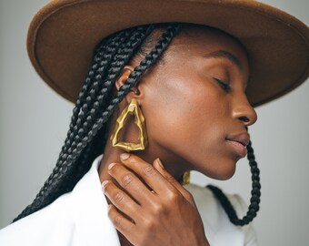 Statement triangle hoops, Tri-bamboo
