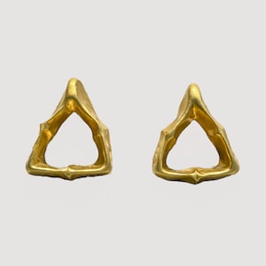 Triangle Earrings, Trinity Symbol Jewelry, Inspired by John 15:26, Unique Christian Accessory