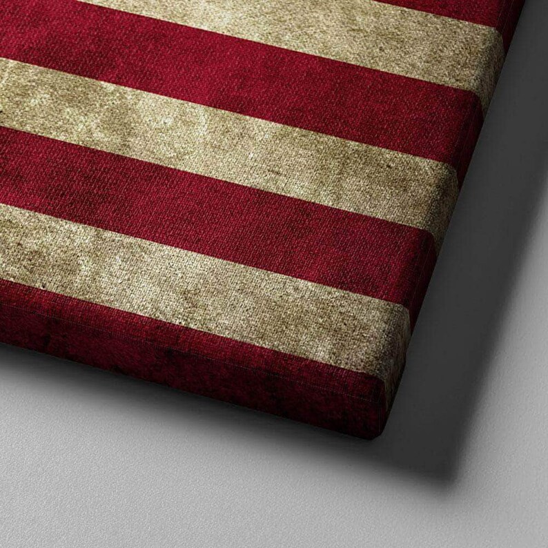 Rustic Flag American Flag Framed Art Flag Wall Panel Wall Art Etsy