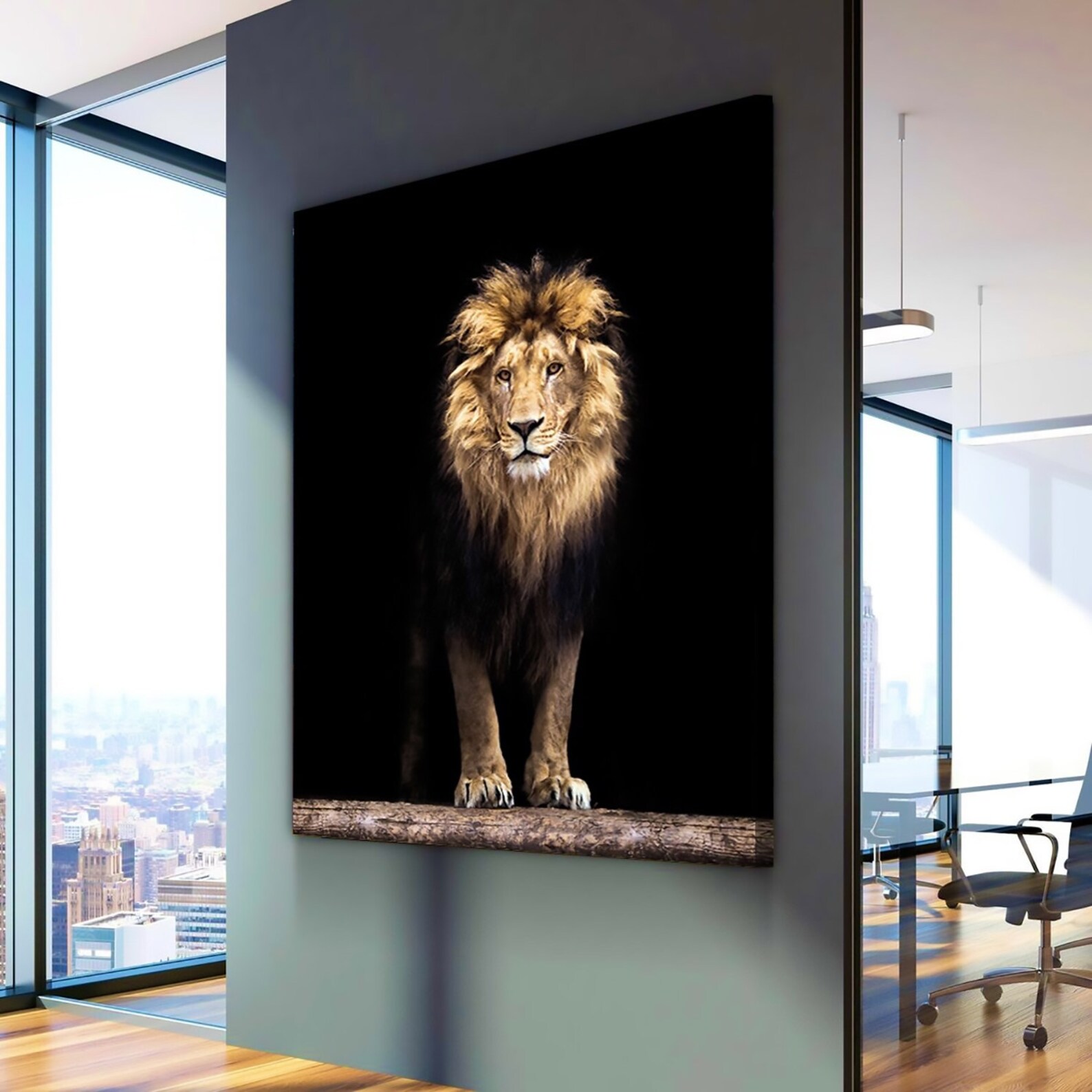 Lion Wall Art Lion Wall Decor Lion Poster Lion Canvas Lion Etsy