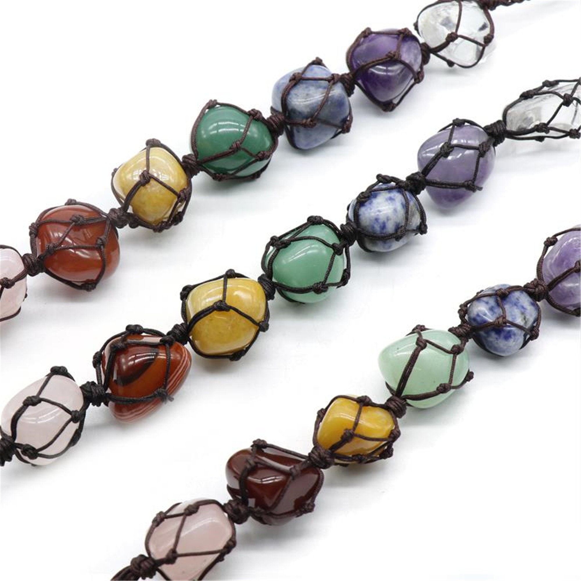 Rear view mirror charm car charm car pendant 7 chakra Etsy