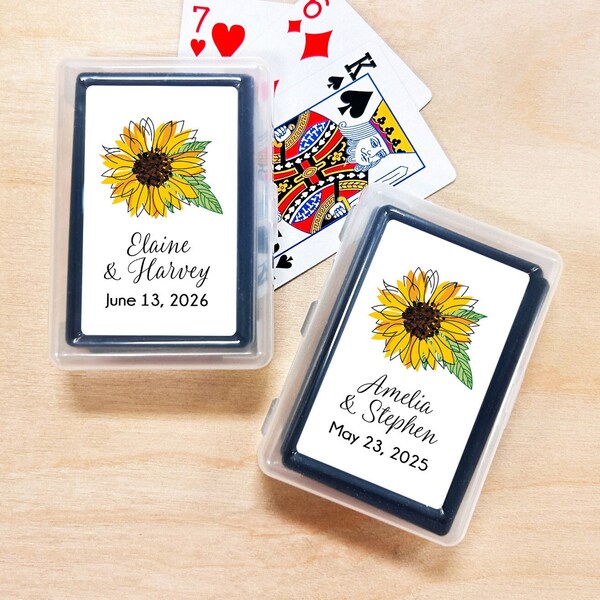 Custom Playing Cards Wedding - Etsy