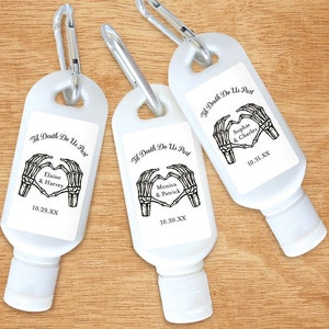 Til Death Do Us Part Wedding Favors, Wedding Party Favors, Personalized Party Favors, Personalized Sunscreen Party Favors DM134