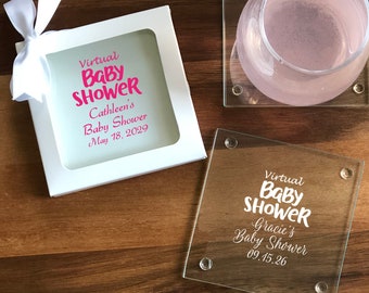 baby shower coasters favors