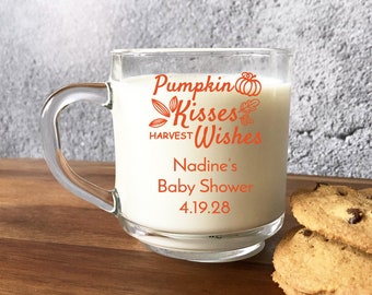 Extra Large Coffee Mug Pumpkin Kisses & Harvest Wishes. 24 Ounces. New.