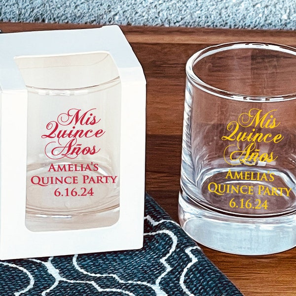 Personalized Quinceanera Shot Glass Etsy