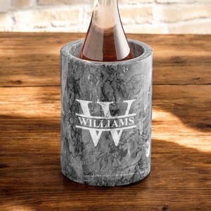 Personalized Marble Wine Chiller