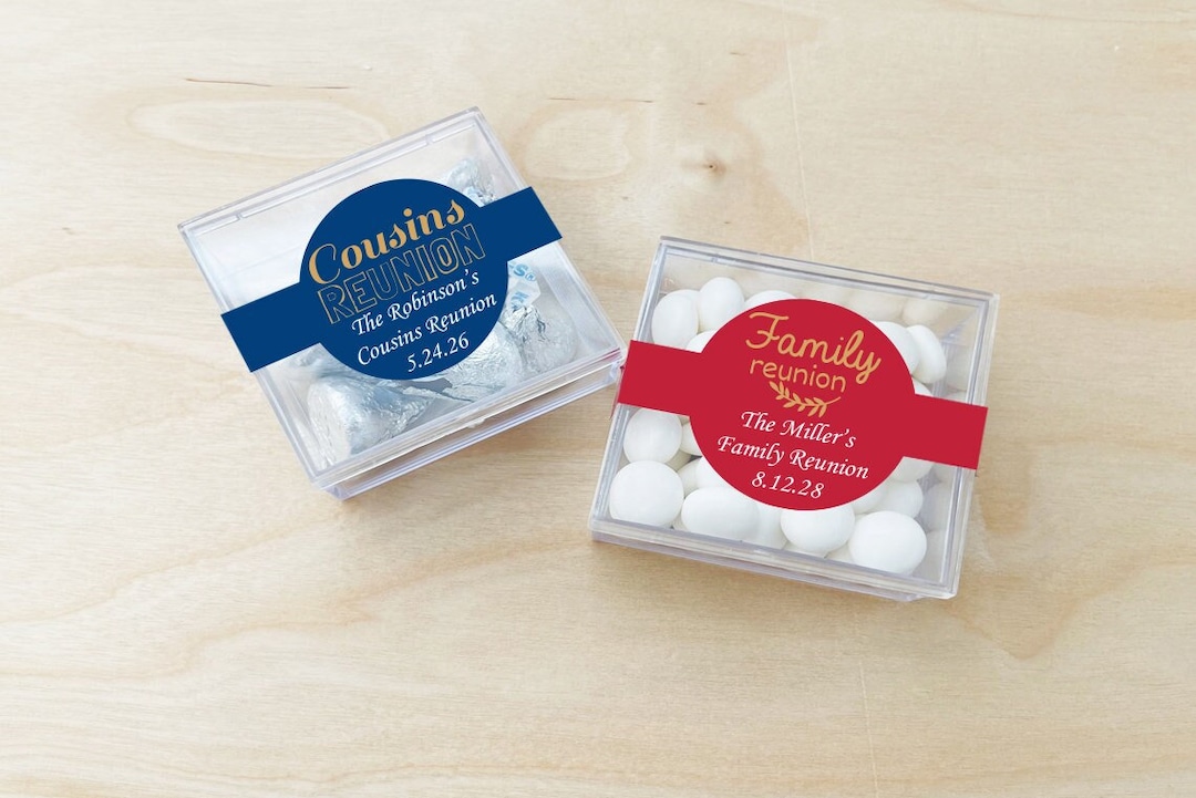 Set of 12 Family Reunion Party Favors, Family Party Favors