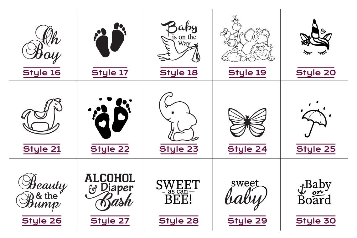 Lot De 24 Baby Shower Design Tasses A Cafe Personnalisees Etsy France