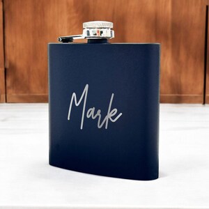 Signature Collection Personalized Engraved Flask, Hip Travel Flasks, Personalized Gifts and Custom Gifts DM122