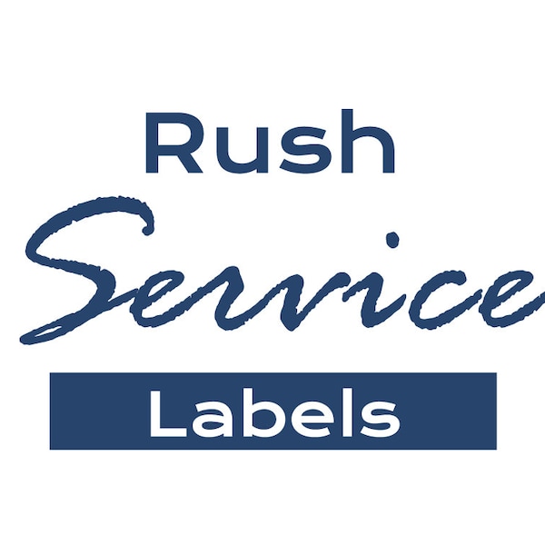 Rush Service - Labels