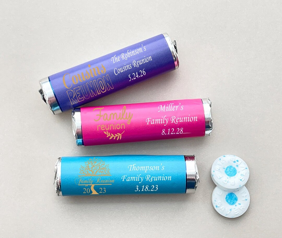 Set of 12 Family Reunion Party Favors, Family Party Favors