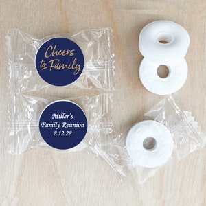 Set of 25 Family Reunion Party Favors, Family Party Favors, Personalized Party Favors, Personalized Life Saver Mint Favors DM130