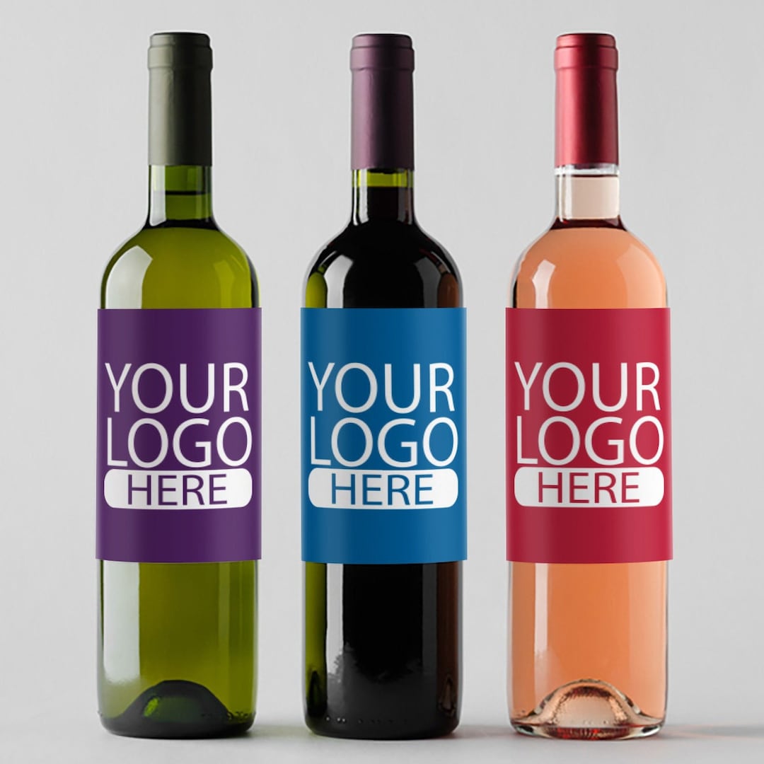 Custom Wine Bottle Label Champagne You Logo Personalized,birthday Gifts ...