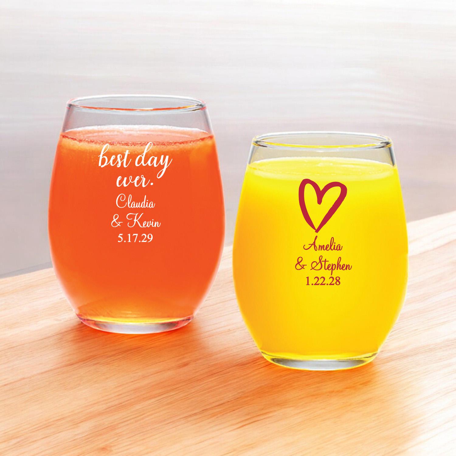 Lot De 24 Verres à Vin Sans Pied De 355 Ml Pour Vin Rouge Ou