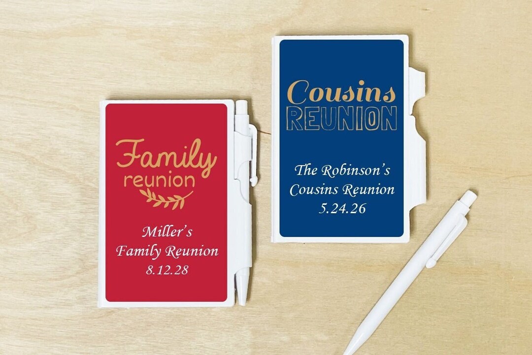 Set of 12 Family Reunion Party Favors, Family Party Favors