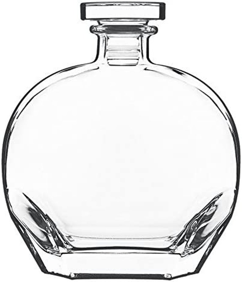 Decanter Plain Glass Decanter letter A Etsy