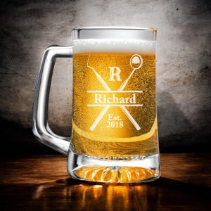 Nurse Doctor Dentist Vet Engraved Etched Personalized Glass Beer Mug Gift, Medical Field Gifts DM39