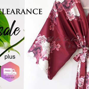 Bridesmaid Robes- Robes-Bridesmaid Gift- Bridesmaid Satin Robes - Bridal Robes - Wedding Party- Kimono Robes Flash Sale