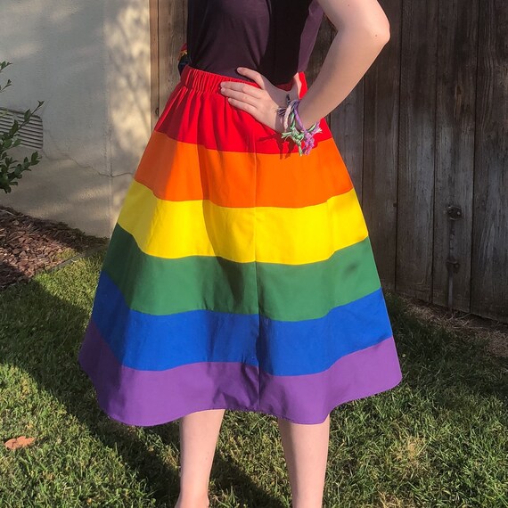 Etsy clearance rainbow skirt