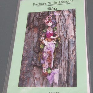Uncut Barbara Willis Art Doll Pattern: Bliss 13 inch