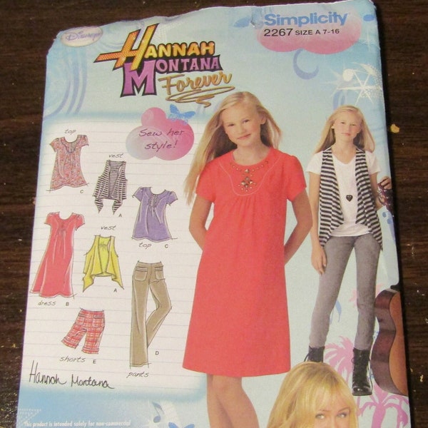 Girls' Dress, Top, Pants, Shorts & Vest Pattern