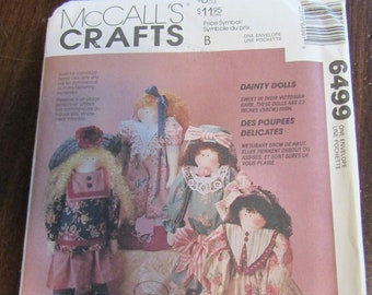 Uncut Vintage Dainty Dolls Pattern 23"