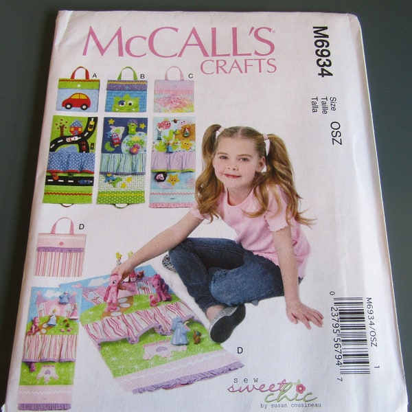 Uncut Travel Toy Mats Pattern: Car; Monster; Under the Sea; Princess