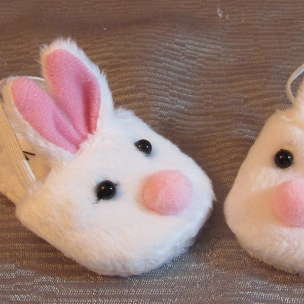 18" Doll Slippers: Bunny