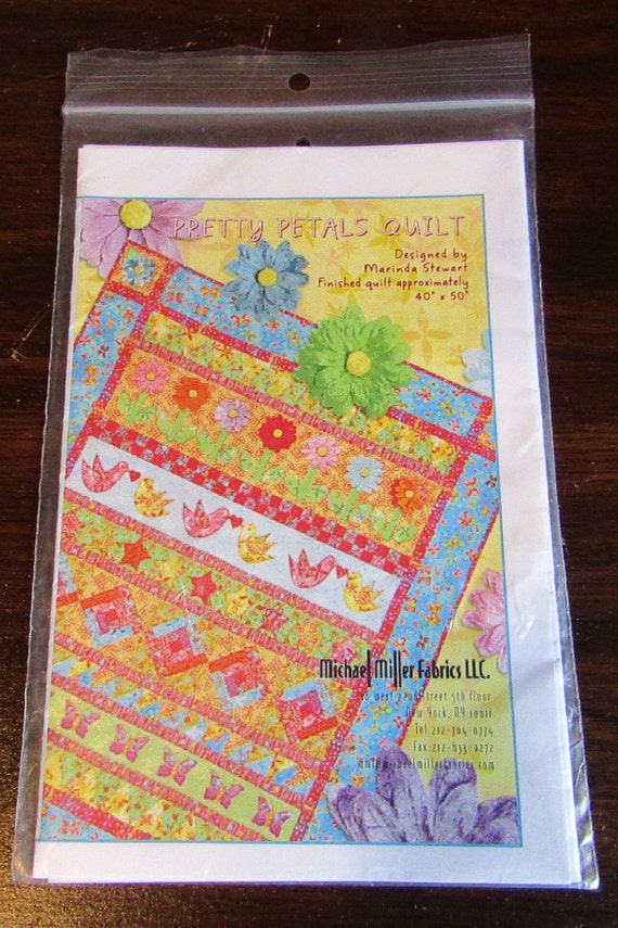 Pretty Petals Quilt Pattern Etsy