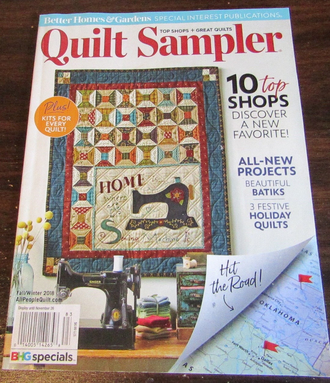 Uncut Quilt Sampler Magazine Fall/winter 2018 Etsy