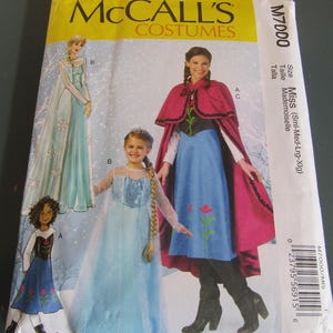 Uncut Misses&#39; Disney Frozen Costumes Pattern Sizes S-XL