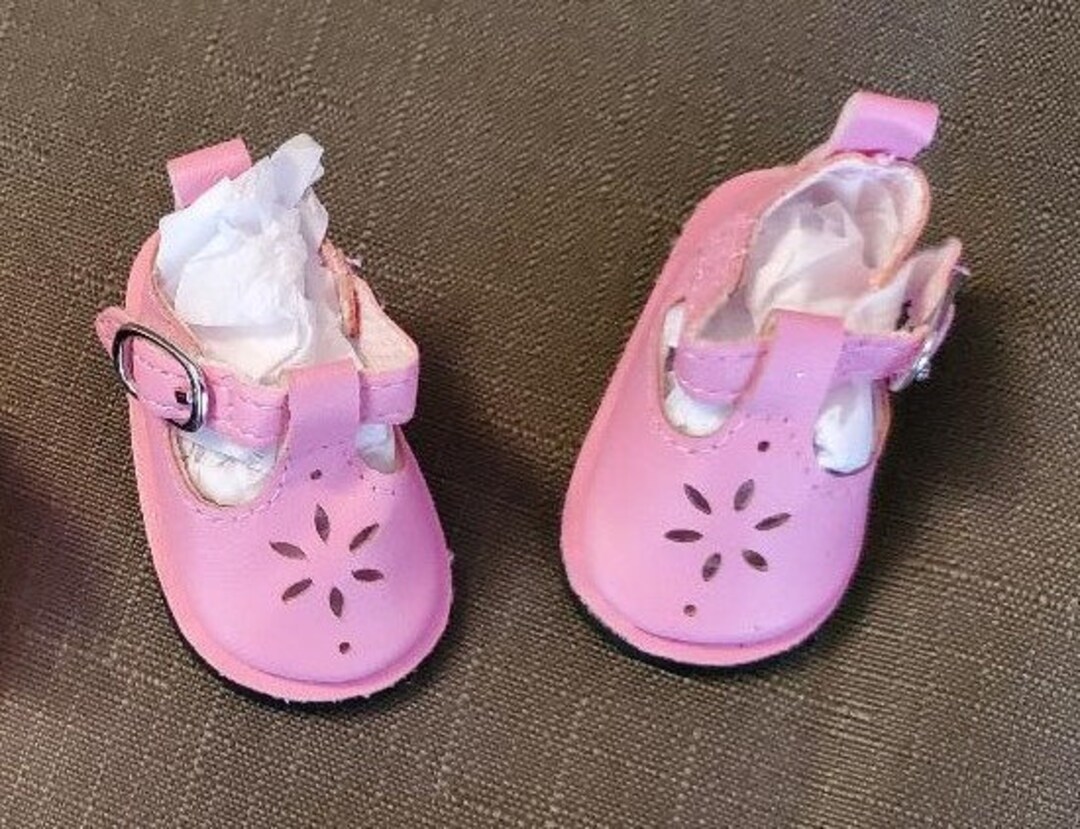 Small 14 Doll Buckle Shoes W Sunburst Cutout: Pink - Etsy