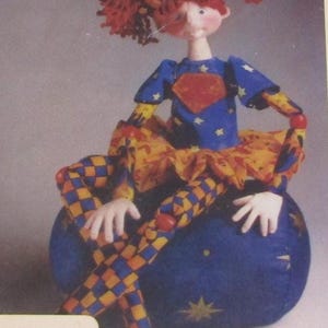 Uncut Vintage Magic Threads Art Doll Pattern: Super Zoey 24 Inch - Etsy