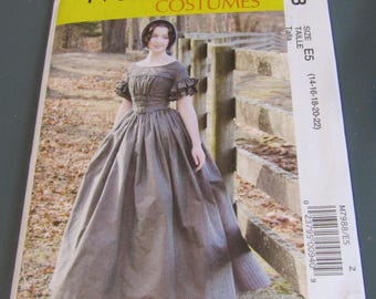 New Uncut Misses' Dress Costume Pattern Sizes 14-22