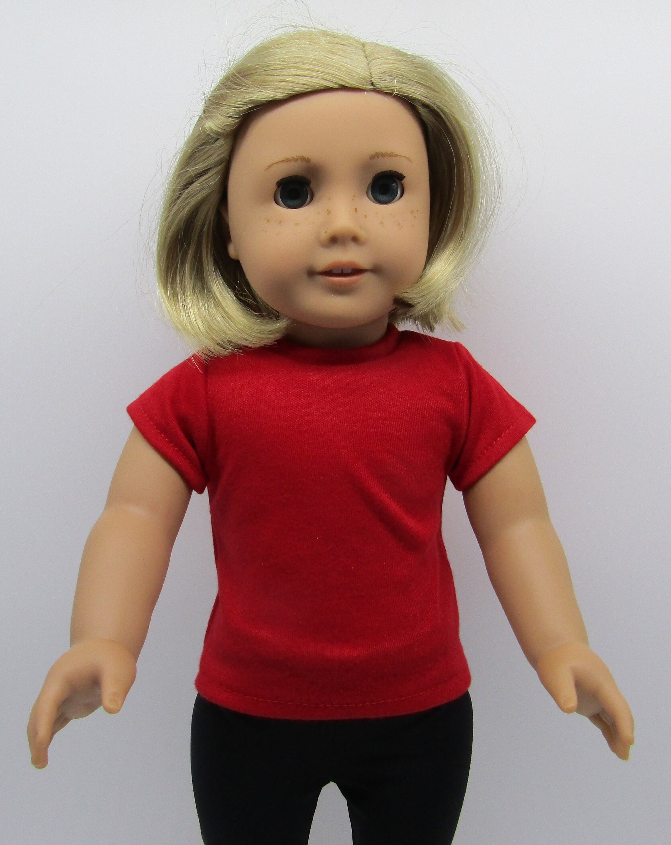 White t shirt for Barbie dolls with pink logo – The Doll Tailor