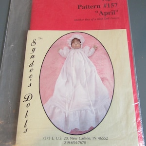 Uncut Vintage Syndee&#39;s Dolls Pattern: 20&quot; Sugar Britches April