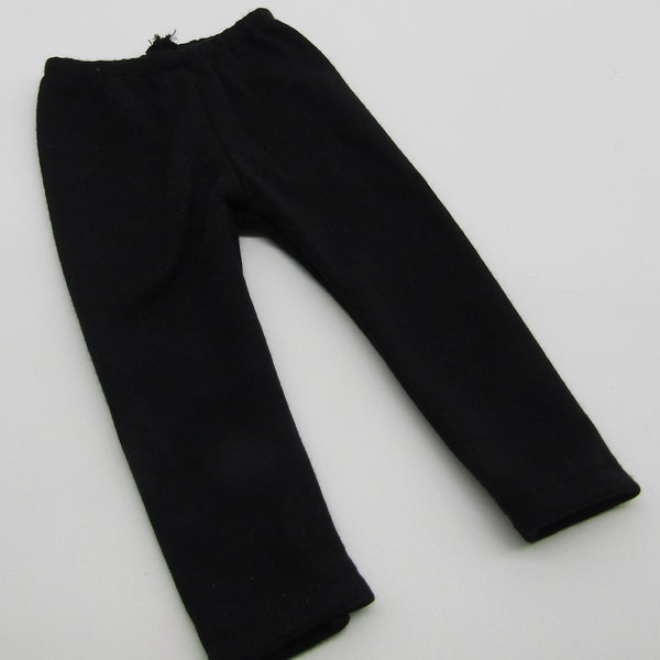 18" Doll Classic Knit Leggings: Black