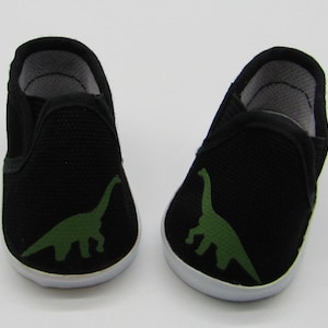 18 & 15 inch Dinosaur Canvas Doll Shoes
