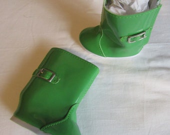 18" Doll Rain Boots: Bright Green