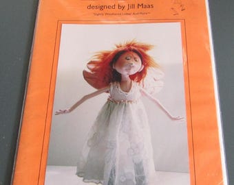 Uncut Jill Maas Art Doll Pattern: Maggie 14 inch