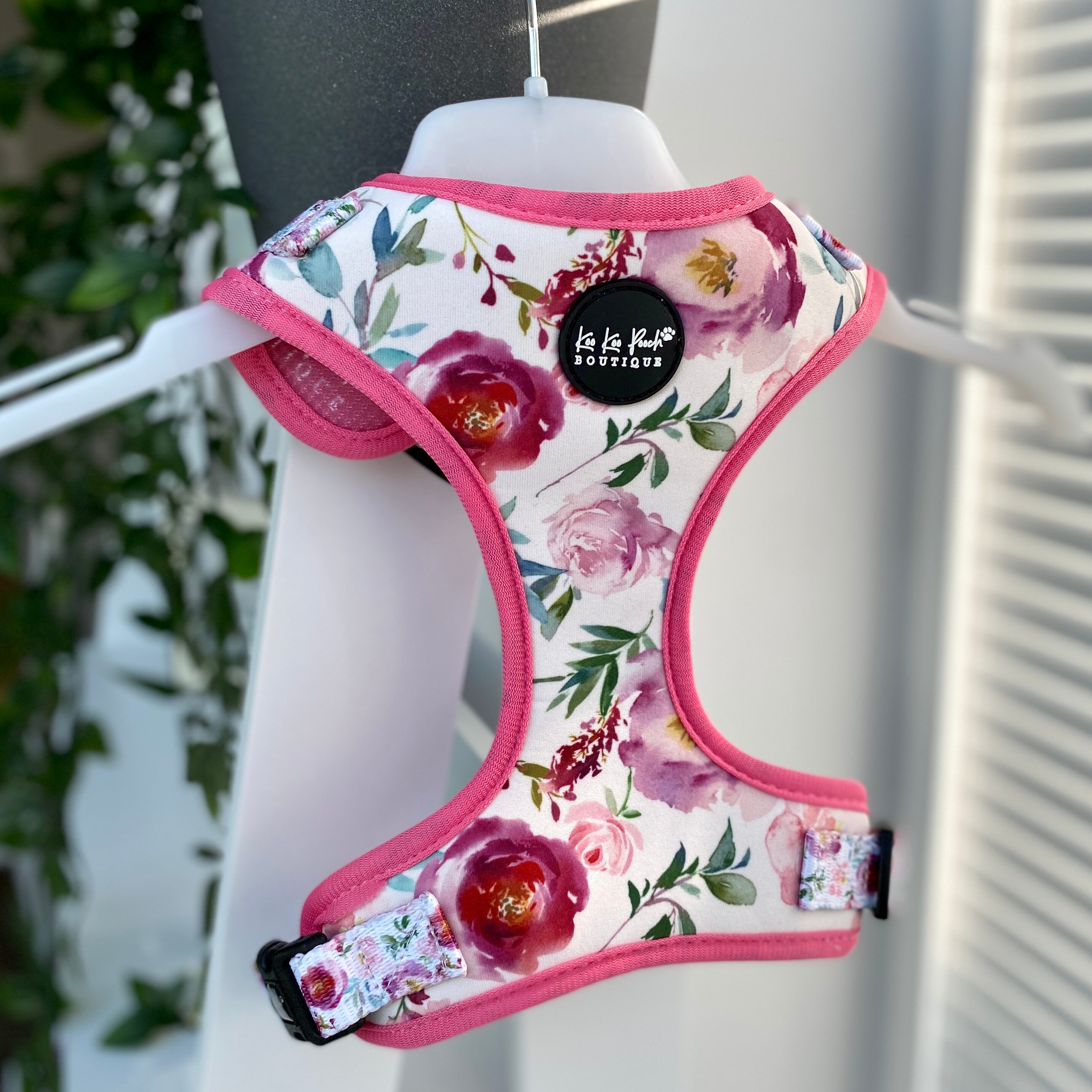 BUNDLE Set in Bloom Dog Harness Lead Collar and Poop Bag Etsy Australia