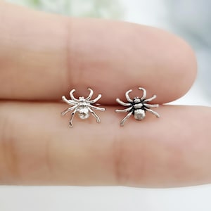 16G Long legs Spider Surgical Steel cartilage earring, tiny Helix, Conch Piercing