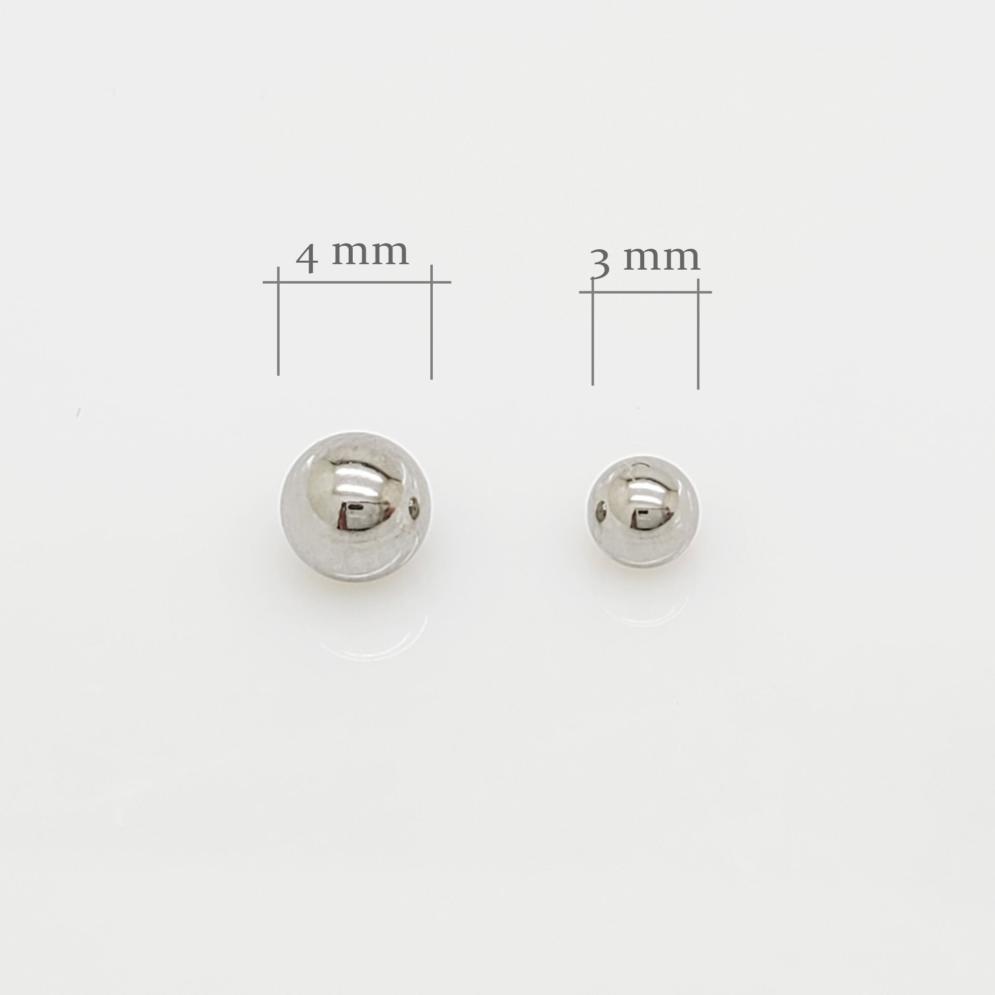 Replacement Ball End for 16G Helix Cartilage Surgical Steel Etsy