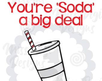 Soda Valentine, Soda Pop, Fanta Valentine, druckbare Valentines, Digital Valentine, Lehrer Valentine, Kinder Valentine, Einzigartiger Valentine