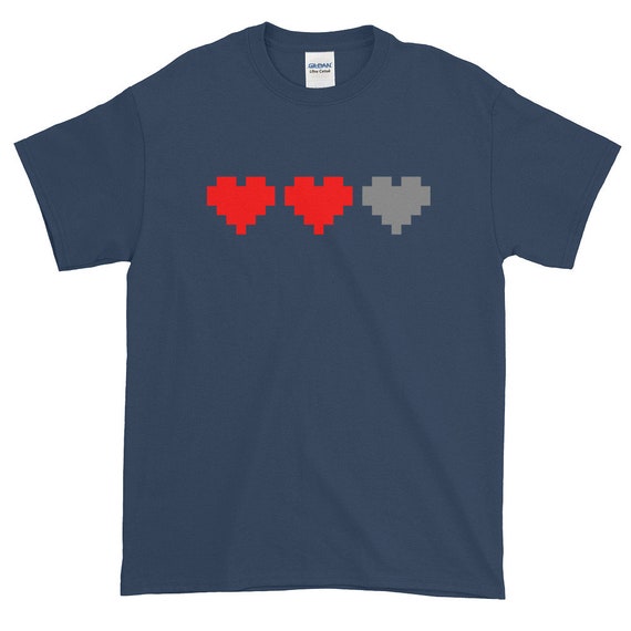 【threetimes】Pixel angel tee Tシャツ (3 COLORS) Pixel Heart Life Meter Short-sleeve T-shirt - Etsy