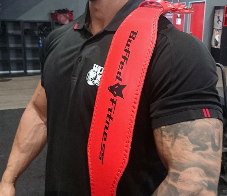 Personalized Weight Lifting Belt Two Premium Colours Custom Etsy UK