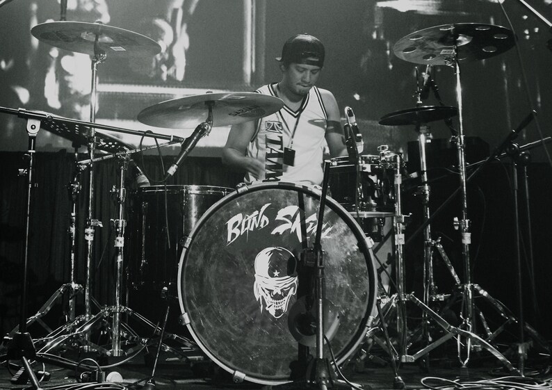 Custom Band Name Decal Custom Bass Drum Decal Bass Drum Etsy Australia